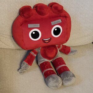 Lego Plush Red Astronaut Brick Fest Live 2024 Plushie Stuffed RARE 17 inches